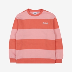 Fila Striped One-on-one - Poikien T Paita - Persikka | FI-71524